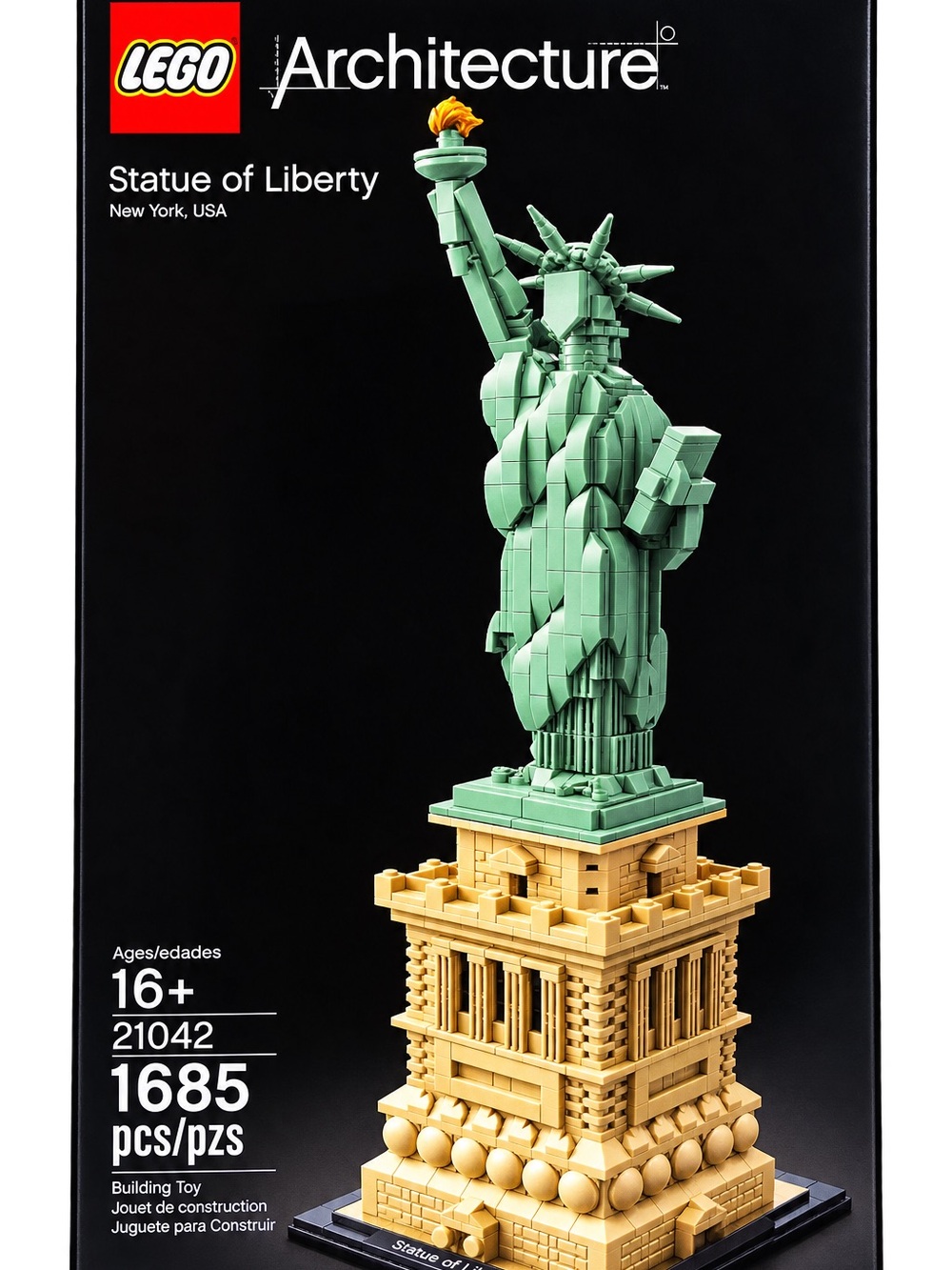 LEGO Architecture 21042 Statue of Liberty 1685pc NEW SEALED